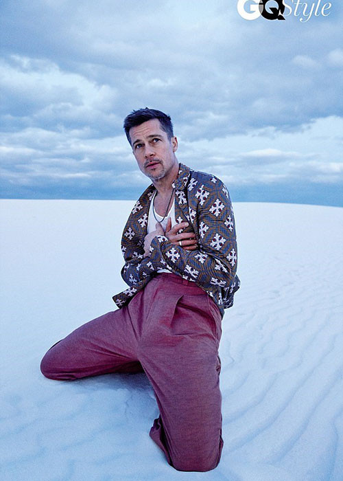 Brad Pitt từng nói anh đang sống mà như chết. Anh cũng rất hối hận vì thói nghiện rượu mà thiếu sự quan tâm dành cho gia đình nhỏ của mình. Ảnh: Dailymail