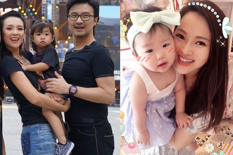 Con gái của Chương Tử Di - Uông Phong thừa hưởng những nét đẹp từ mẹ. Ảnh: Weibo