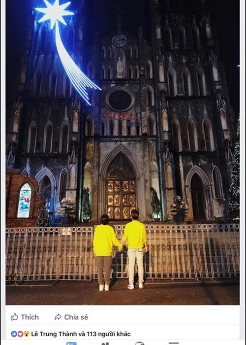 Hình ảnh Hòa Minzy bên bạn trai trước khi công khai là một cặp. Ảnh: Một thế giới