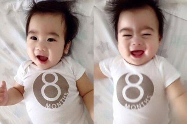 Fans luôn mong chờ Lâm Chí Dĩnh cập nhật hình ảnh cặp song sinh đáng yêu.