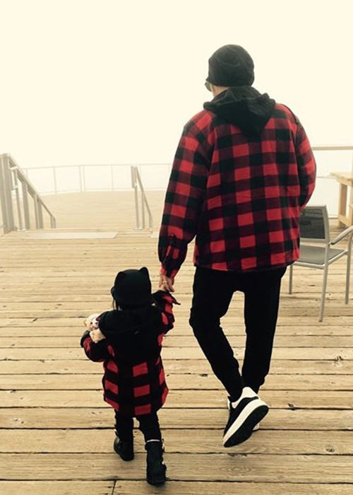 Côn Lăng sinh con gái đầu lòng vào tháng 6/2015. Vợ chồng cô đặt tên con gái là Hathaway. Ảnh: Instagram nhân vật