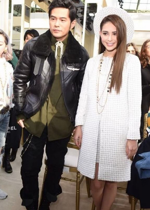 Năm 2015, Châu Kiệt Luân và Côn Lăng làm đám cưới. Vợ của nam ca sĩ sinh năm 1993, kém chồng đến 14 tuổi. Ảnh: Instagram nhân vật