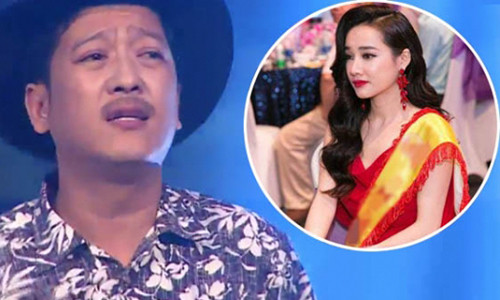 Trường Giang và Nhã Phương cùng có mặt tại một sự kiện. Ảnh: VTV