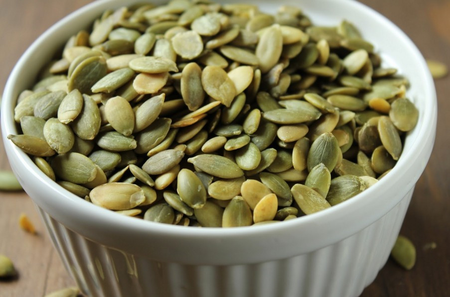 Hạt bí ngô được nhiều người sử dụng để tẩy giun cho trẻ nhỏ vừa an toàn vừa hiệu quả. Ảnh: mav.