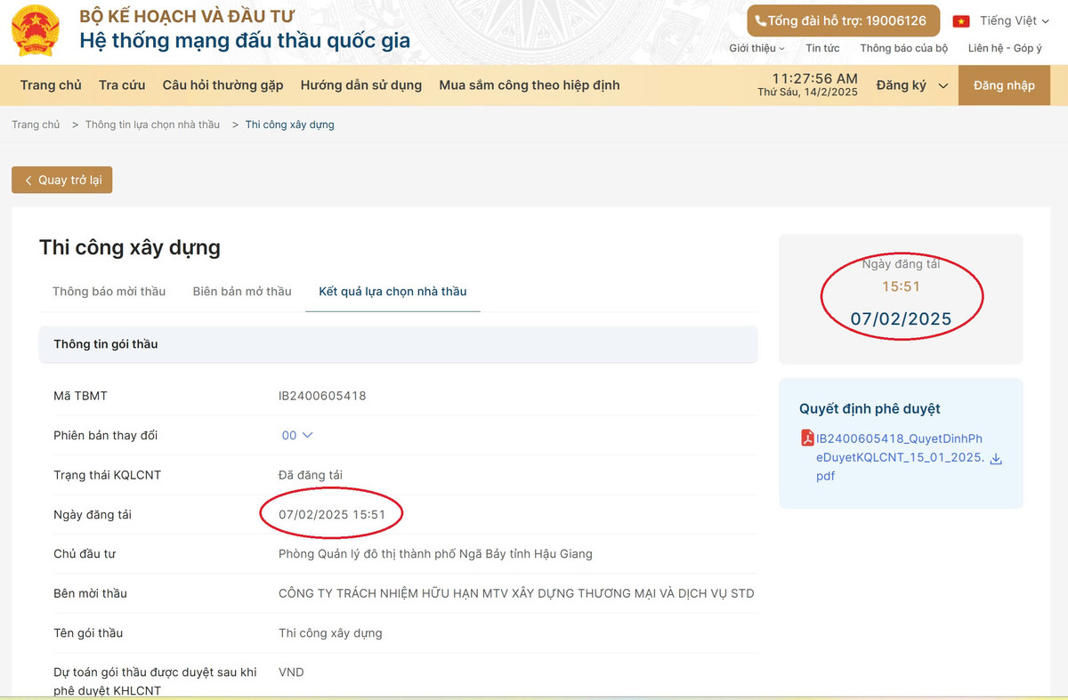 Trúng gói thầu 6 tỷ tại Hậu Giang năng lực Cty Huy Nam ra sao? - Hình 2 Trung goi thau 6 ty tai Hau Giang nang luc Cty Huy Nam ra sao?-Hinh-2
