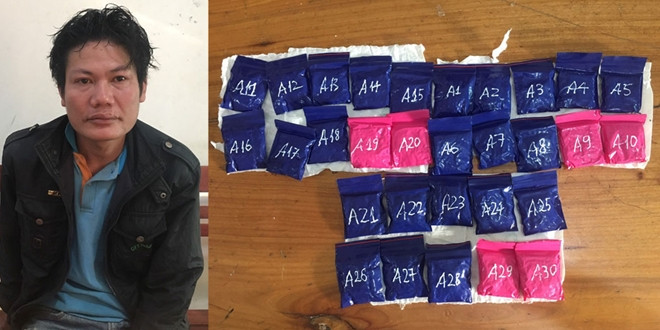  Dùng xe máy vận chuyển 6.000 viên ma túy tổng hợp: Ngày 7/12, Công an huyện Quỳ Châu (Nghệ An) cho biết, đã bắt giữ Nguyễn Văn Thắng (SN 1982) trú tại xóm Hải Lào, xã Nghĩa Lộc, huyện Nghĩa Đàn., thu 6.000 viên MTTH cùng một số tang vật liên quan tại địa phận xã Châu Bình, huyện Quỳ Châu. Thắng khai nhận, đã lấy số ma túy đó từ một đối tượng người Mông (Lào). 