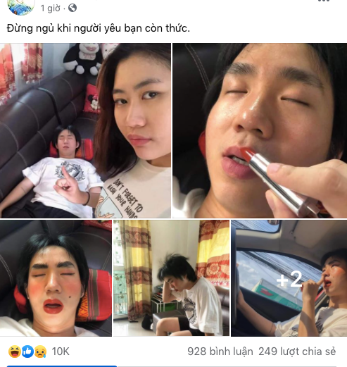 hông phải tự nhiên mà người ta nói “đừng ngủ khi người yêu còn thức”. Không tin ư? Thế thì hãy nhìn ngay "hậu quả" mà anh chàng dưới đây phải gánh chịu. Theo đó, một tài khoản mạng đã đăng tải trong một group lớn đông thành viên về hình ảnh 1 chàng trai nọ trong lúc ngủ say đã bị người bạn gái lầy lội của mình dìm hàng không thương tiếc.