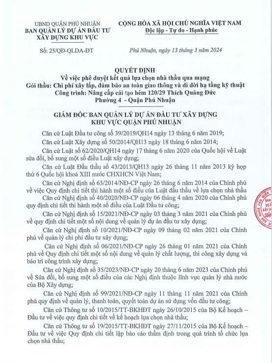 TP. HCM: Goi thau duy tu thoat nuoc 135 ty ve tay DVCI Phu Nhuan-Hinh-3