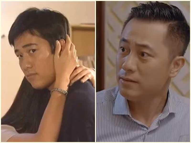 Trong “Phía trước là bầu trời”, Trí Đức đóng vai Nam Khánh - chàng trai làm sứt mẻ tình cảm giữa Nguyệt và Nhung. Sau bộ phim, anh vắng bóng trên màn ảnh để tập trung kinh doanh. Năm 2019, Trí Đức đóng vai phụ trong “Hoa hồng trên ngực trái". Ảnh: Zing