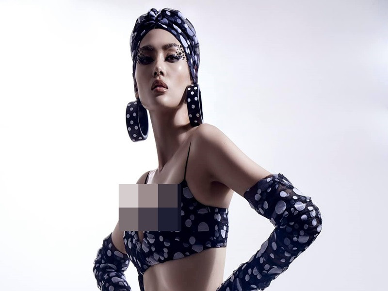 Võ Hoàng Yến chuộng phong cách gợi cảm giống Tường Linh.