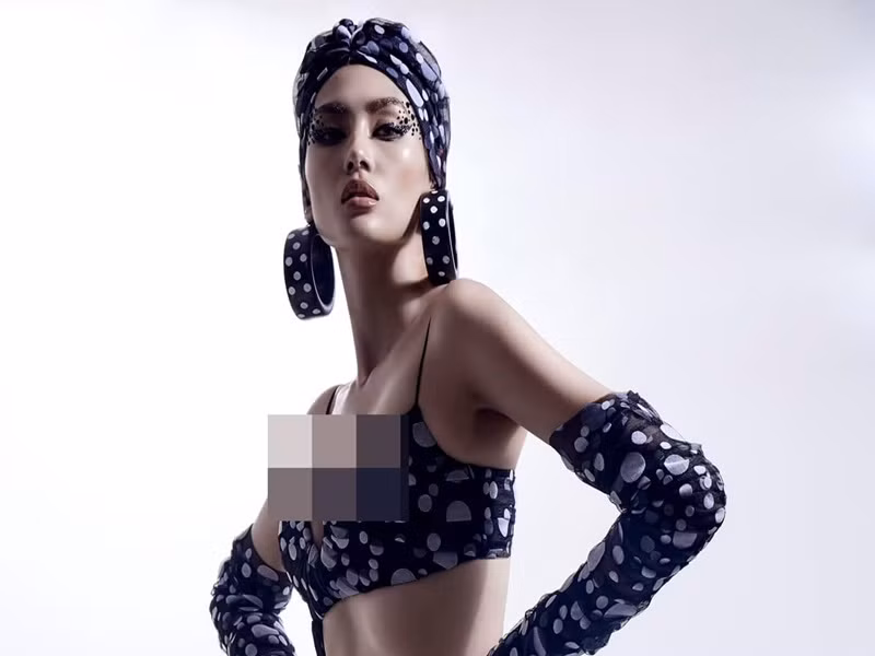 Võ Hoàng Yến chuộng phong cách gợi cảm giống Tường Linh.