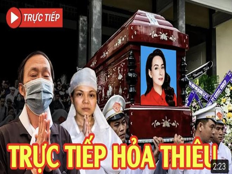 Cụ thể, các Youtuber sử dụng hình ảnh được cắt ghép để giả đám tang Phi Nhung. Ảnh: Vietnamnet