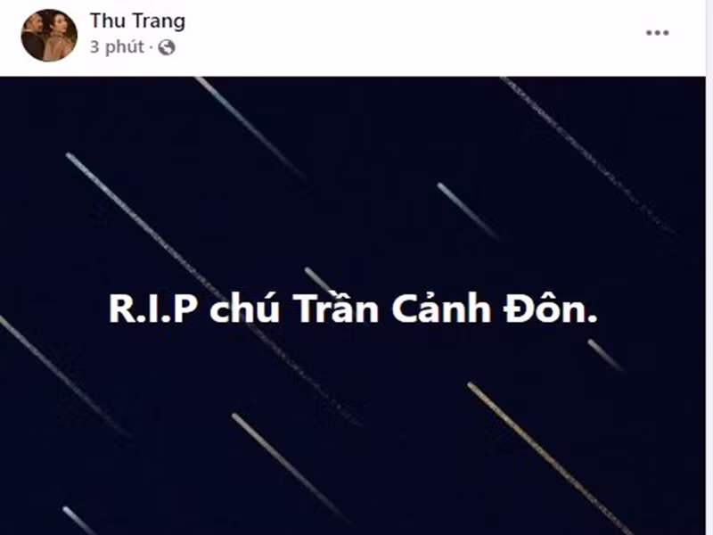 Đại diện gia đình đạo diễn Trần Cảnh Đôn chia sẻ, lễ tang sẽ diễn ra tại chùa Vĩnh Nghiêm ở quận 3, TPHCM.