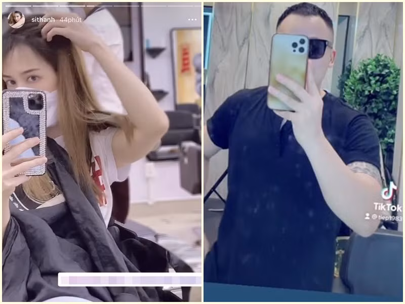 Vũ Khắc Tiệp, Sĩ Thanh, Ngọc Thảo và Hoàng Yến Chibi đi làm tóc khi TP.HCM trở về “trạng thái bình thường mới”. Ảnh: Vietnamnet