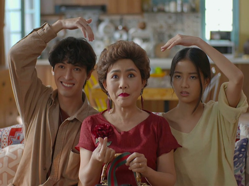 Nhân vật cô Đồng của Anh Thơ thường xuyên xuất hiện với những tình huống hài hước. Ảnh: FBNV