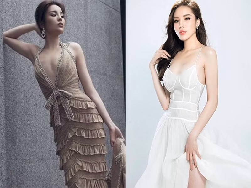 Đến nay, Kỳ Duyên chỉ thừa nhận nâng ngực. “Ngoài vòng 1 ra, về gương mặt cũng như các bộ phận khác tôi chưa can thiệp bất cứ thứ gì", cô khẳng định. Ảnh: Người đưa tin