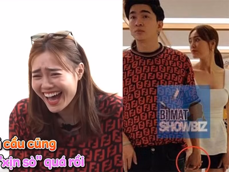 Trong tập 13 chương trình Running Man Vietnam mùa 1, Lan Ngọc từng mặc chiếc áo giống hệt Chi Dân diện khi bị bắt gặp nắm tay cô ở sân bay. Ảnh: Lao động