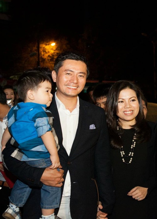 Trương Minh Cường và Thu Huyền có hai con chung: 1 trai, 1 gái. Ảnh: FB Trương Minh Cường