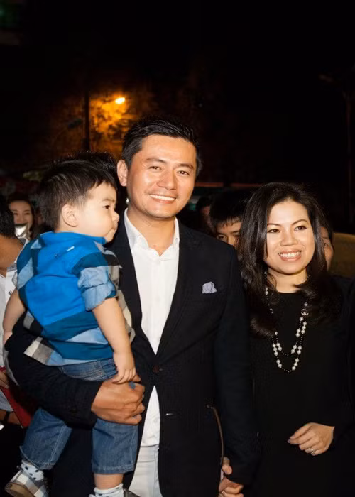 Trương Minh Cường và Thu Huyền có hai con chung: 1 trai, 1 gái. Ảnh: FB Trương Minh Cường