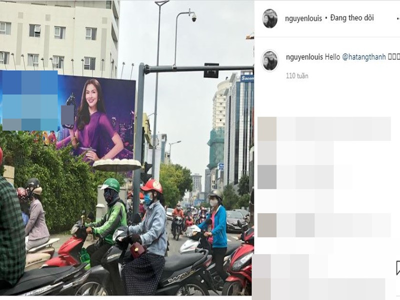Louis Nguyễn tỏ ra tự hào về Hà Tăng khi khoe ảnh vợ làm đại diện thương hiệu.