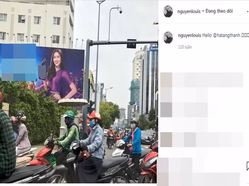 Louis Nguyễn tỏ ra tự hào về Hà Tăng khi khoe ảnh vợ làm đại diện thương hiệu.