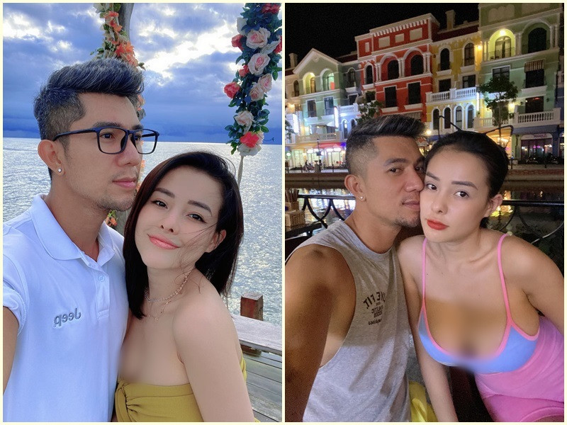 Lương Bằng Quang và Ngân 98 chỉ mang theo một vali khi đến du lịch ở Phú Quốc. Vì vậy, cả hai phải tìm cách xoay sở. May mắn, anh được những người không quen biết cho mượn máy tính xách tay và xe máy để làm việc, đi chợ. Ảnh: FB Lương Bằng Quang