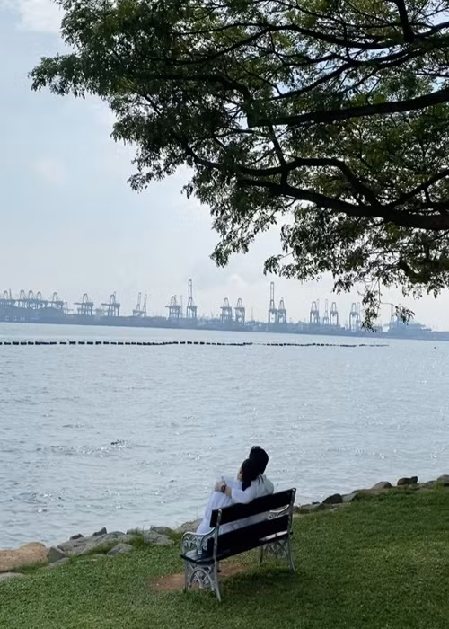 Năm 2020, Tuyết Lan sang Singapore thăm bạn trai thì bị kẹt lại vì COVID-19. Ảnh: FB Tuyết Lan