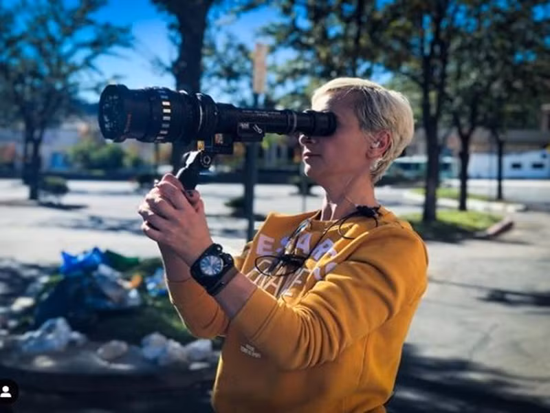 Một nhà quay phim cũng là bạn của Halyna - Michael Pessah chia sẻ: “Halyna là một người tuyệt vời, tích cực, sáng tạo và rất hào hứng khi làm phim". Ảnh: Instagram Halyna