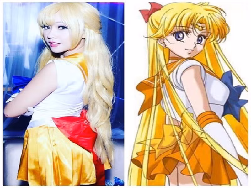 Nữ ca sĩ đầu tư trang phục, làm tóc, trang điểm có tạo hình như ý để đón Halloween.