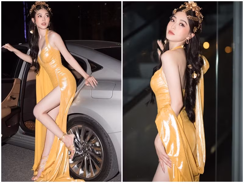 Phương Nga sinh năm 1998, kém Bình An 5 tuổi. Cô sở hữu nhan sắc xinh đẹp, trẻ trung.