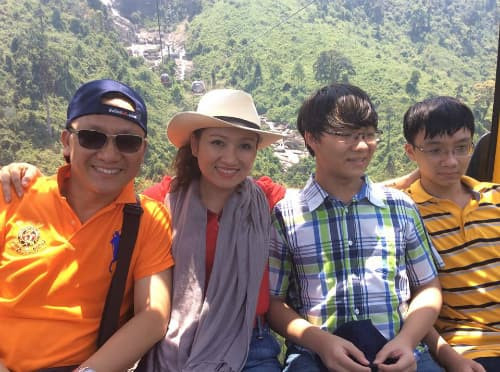 Cuoc song o My cua Thanh Ngoc 