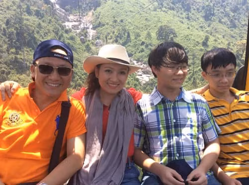 Cuoc song o My cua Thanh Ngoc 