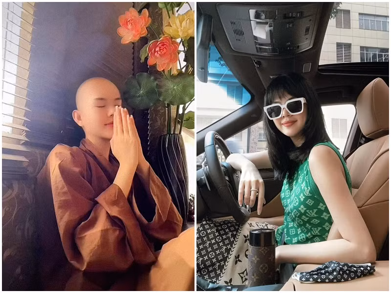 Nguoi mau Ngoc Trinh ra sao sau 3 thang xuong toc?