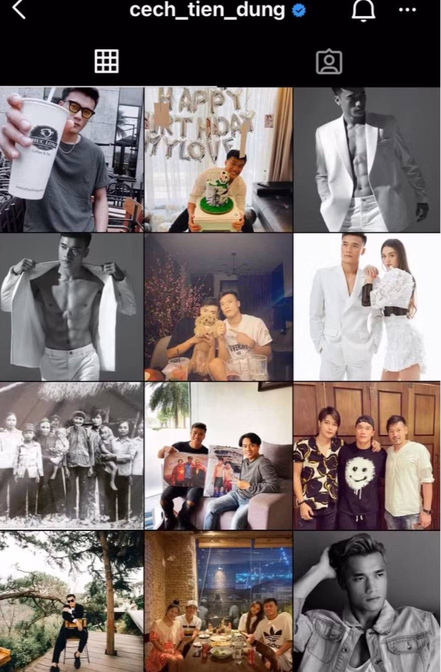 Nhìn Instagram và Facebook cá nhân của chàng thủ môn quốc dân chợt nhận ra từ rất lâu đã vắng hẳn những hình ảnh về bóng đá, tập luyện hay thi đấu mà thay vào đó là một cuộc sống với những hào hoa bên lề sân cỏ.