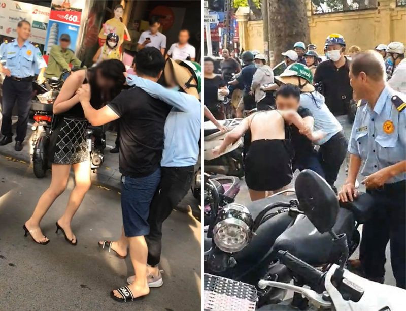 Theo nội dung đoạn clip, chị vợ sau khi phát hiện chồng mình lái xe sang Lexus LX 570 chở theo cô gái trẻ (được cho là tình nhân) trên đường thì tỏ ra vô cùng tức giận.