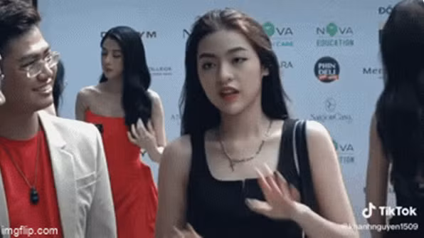 Mặc dù đây là khoảnh khắc quay lén nhưng Trần Thanh Tâm vẫn không hề bị mờ nhạt về nhan sắc.