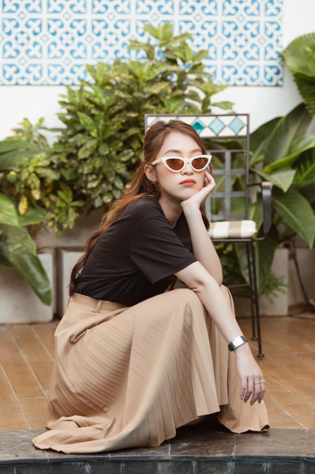 Những clip nói Tiếng Anh của Khánh Vy đều nhận được tương tác rất cao, có những clip lên đến 2, 3 triệu lượt xem. Ảnh: Tổng hợp