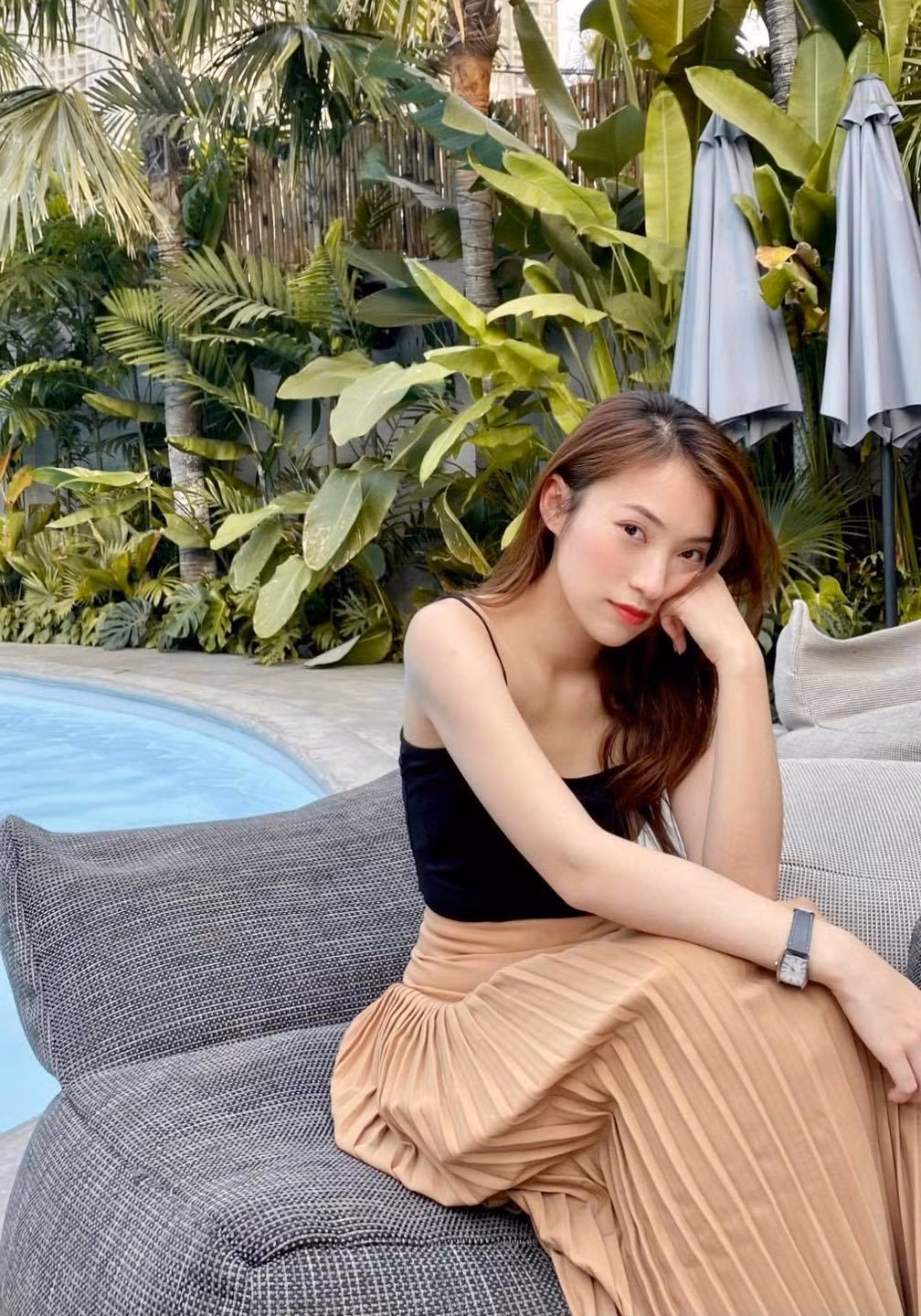 Trước đây Khánh Vy đã đặt chân tới 6 quốc gia Trung Quốc, Mỹ, Thái Lan, Singapore, Nhật Bản, Hàn Quốc với vai trò là đại sứ, khách mời.