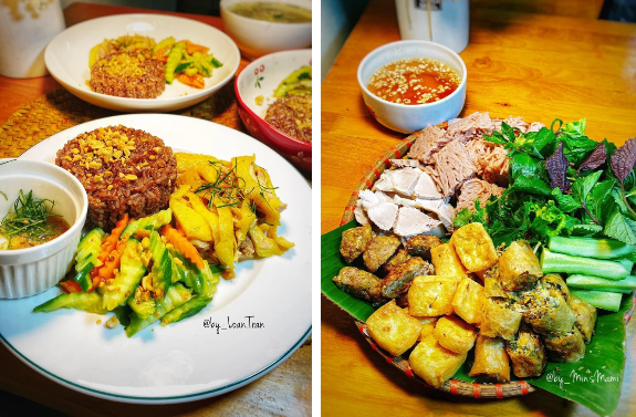 Nếu ai là người đam mê nấu nướng chắc hẳn sẽ không quên được những mâm cơm đẹp mắt của bà mẹ đảm Trần Loan, hiện đang sinh sống tại TP Hòa Bình. Chị nhận được tới tấp lời khen vì bộ sưu tập bữa ăn hàng ngày đa dạng, ngon mắt.