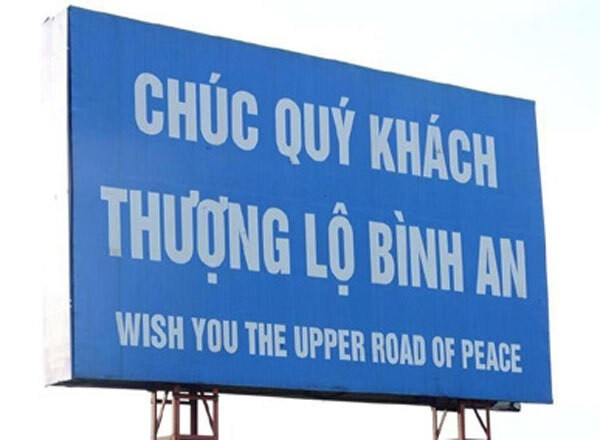 Tương tự như thế đây cũng là trường hợp làm việc khá máy móc theo quy tắc "word by word".