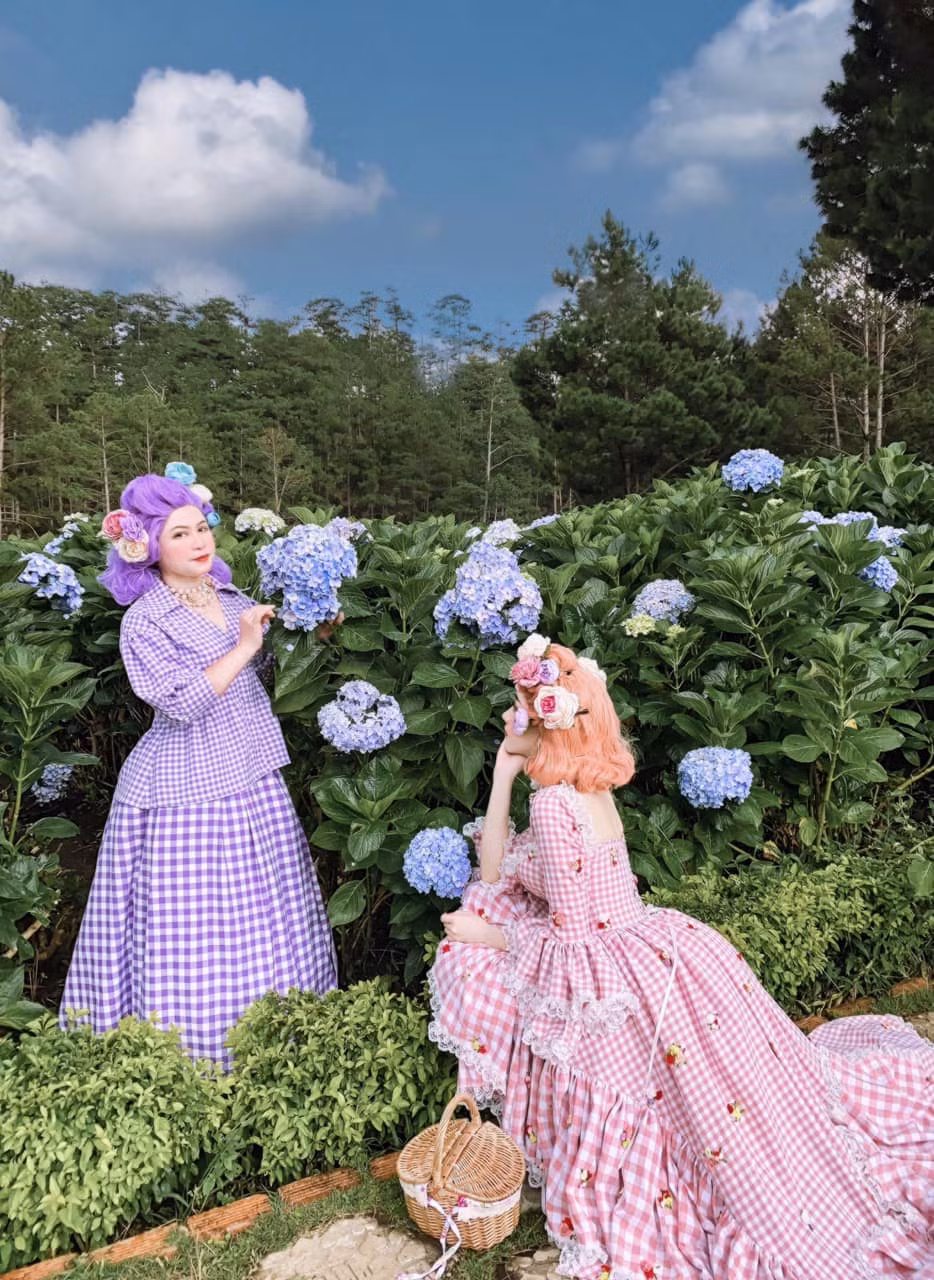 Mặc dù chỉ là những shoot hình đơn giản, nhưng thần thái cùng trang phục lộng lẫy, sắc màu đã làm cho bộ ảnh càng trở nên "quý tộc" hơn.