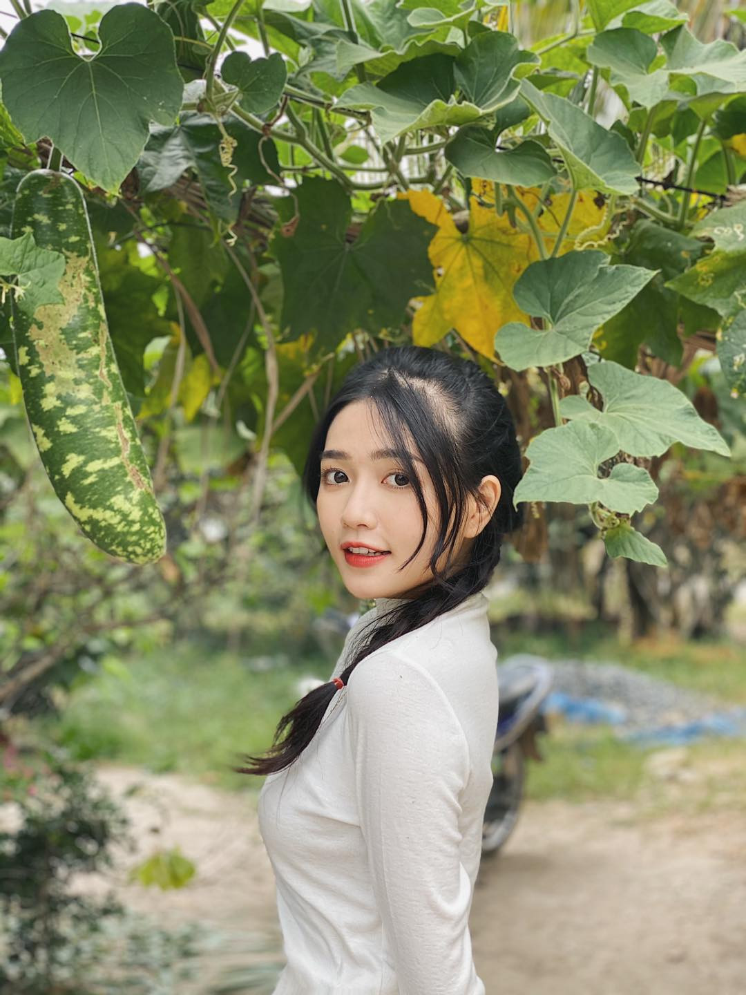 An Vy nhanh chóng thu hút mọi người nhờ ngoại hình sáng, gương mặt xinh đẹp, hồn nhiên và vô cùng ngọt ngào. Ảnh: FBNV