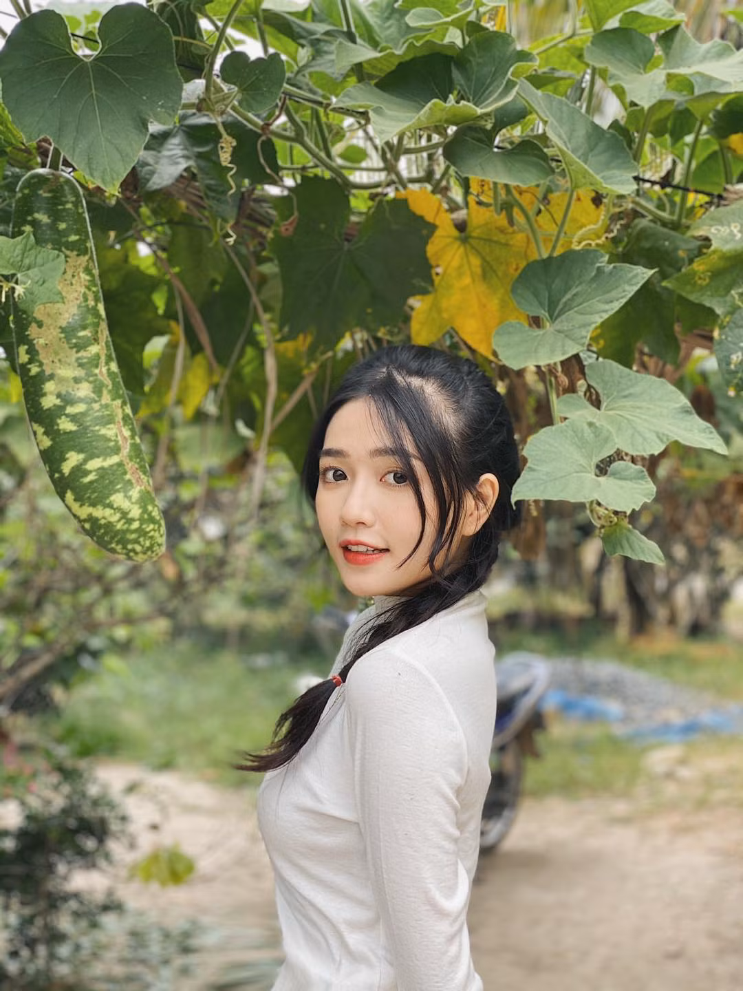 An Vy nhanh chóng thu hút mọi người nhờ ngoại hình sáng, gương mặt xinh đẹp, hồn nhiên và vô cùng ngọt ngào. Ảnh: FBNV