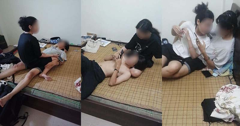 Ngoài ra, cô gái còn cho biết thêm N.K thường xuyên đưa bạn trai về phòng trọ và cả hai hành động vô tư như không ở cùng ai: "Mồm bảo là chị không bao giờ dắt trai về phòng, ấy vậy mà vào một ngày đẹp trời mình đi học về sớm, thấy một anh chàng sáng sủa đang chễm chệ ngồi trên giường và hành động của chị là nằm ườn lên giường chắc khoảng 30 phút sau mới về" - N.K bức xúc chia sẻ.