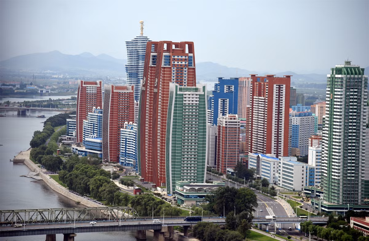 Khu phức hợp trên đường Mirae Scientists, nơi Triều Tiên mong muốn tạo dựng hình ảnh quốc gia này như một thế lực toàn cầu trên phương diện đổi mới.