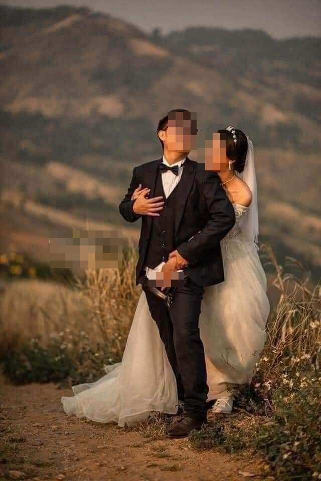 Bộ ảnh cưới ngay lập tức bị nhiều người "ném đá" tơi tả. Đa số mọi người phản đối, cho rằng đây là ý tưởng chụp ảnh phản cảm nhất từ trước tới nay.