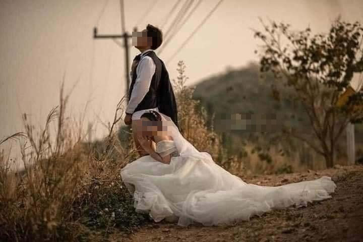 Hiện vẫn chưa rõ danh tính nam nữ chính trong bộ ảnh gây tranh cãi này.