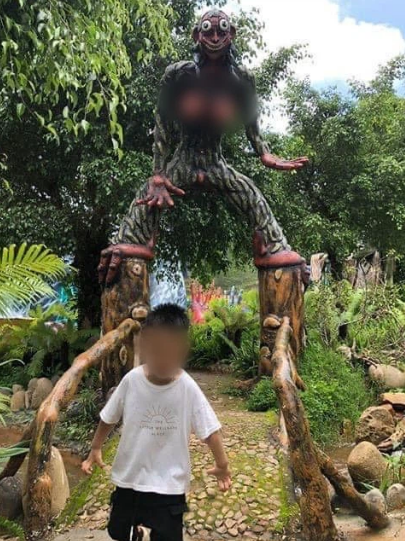 Ngay sau khi những hình ảnh này được đăng tải trên MXH đã gây ra tranh cãi rất lớn. Ảnh: Tổng hợp