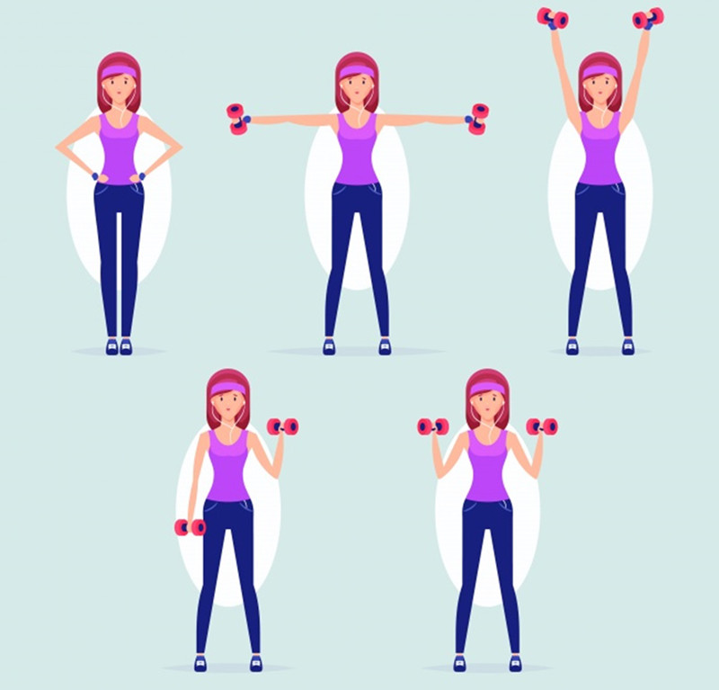 Đến ngưỡng 40 tuổi, chứng đau khớp mãn tính có thể tấn công bạn nhiều hơn và một trong những cách tốt nhất để ngăn chặn nó là rèn luyện sức khỏe. Nâng tạ tay là bài tập lý tưởng và bạn chỉ cần thực hiện 2-3lần/tuần với loại tạ 1-3kg.