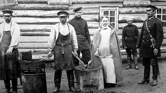 “Sonya Tay Vàng” bị giam ở đảo Sakhalin năm 1888